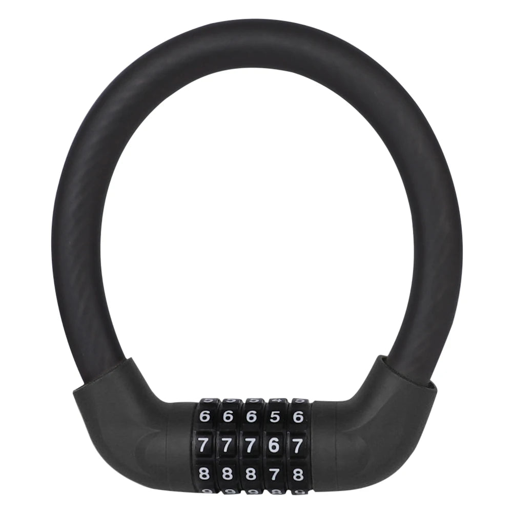 Bike Lock 5 Digit Code Combination Universal Bicycle Lock Bicycle Security Locking Equipment MTB Anti-theft Bike Accessories