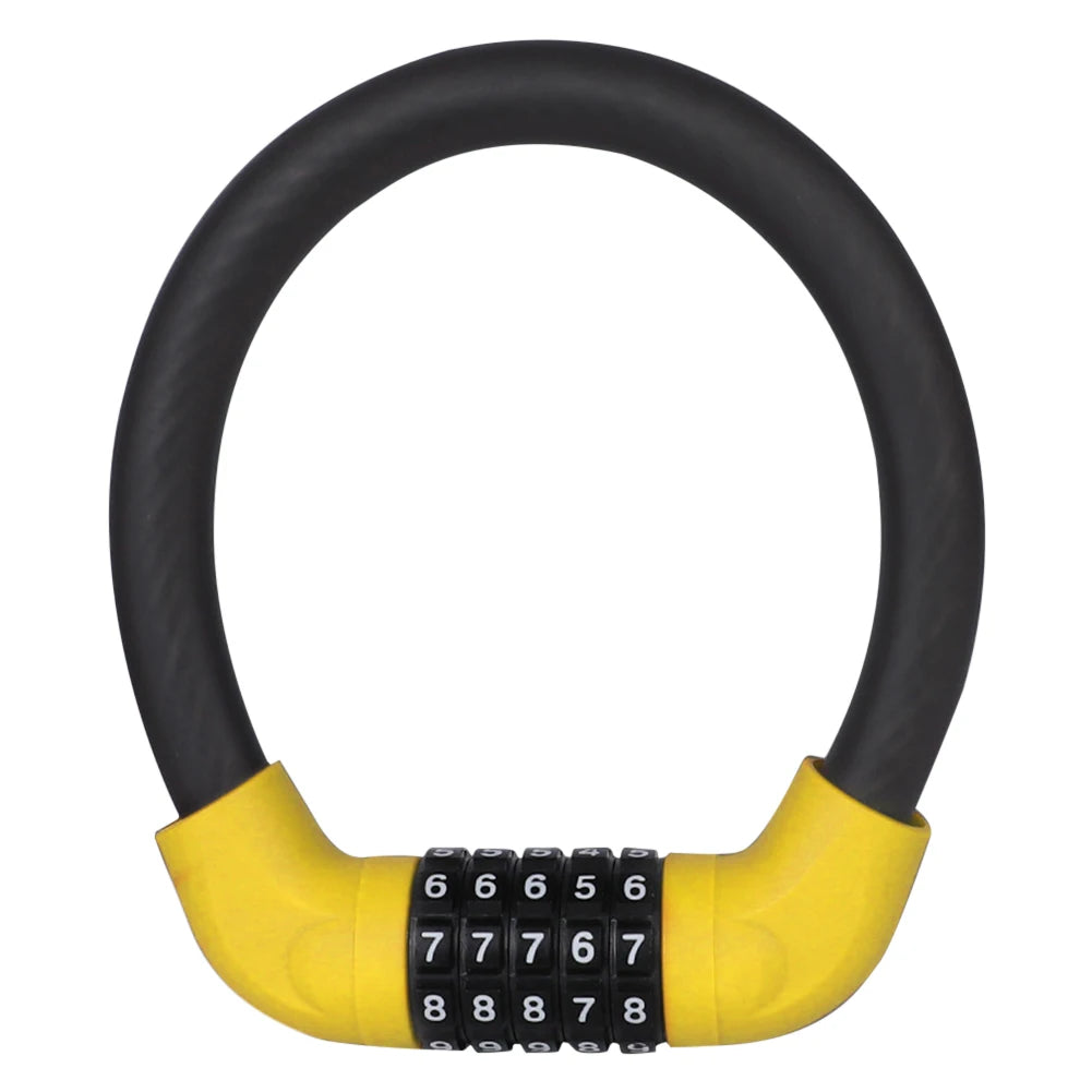 Bike Lock 5 Digit Code Combination Universal Bicycle Lock Bicycle Security Locking Equipment MTB Anti-theft Bike Accessories