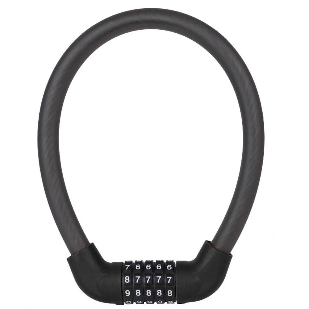 Bike Lock 5 Digit Code Combination Universal Bicycle Lock Bicycle Security Locking Equipment MTB Anti-theft Bike Accessories