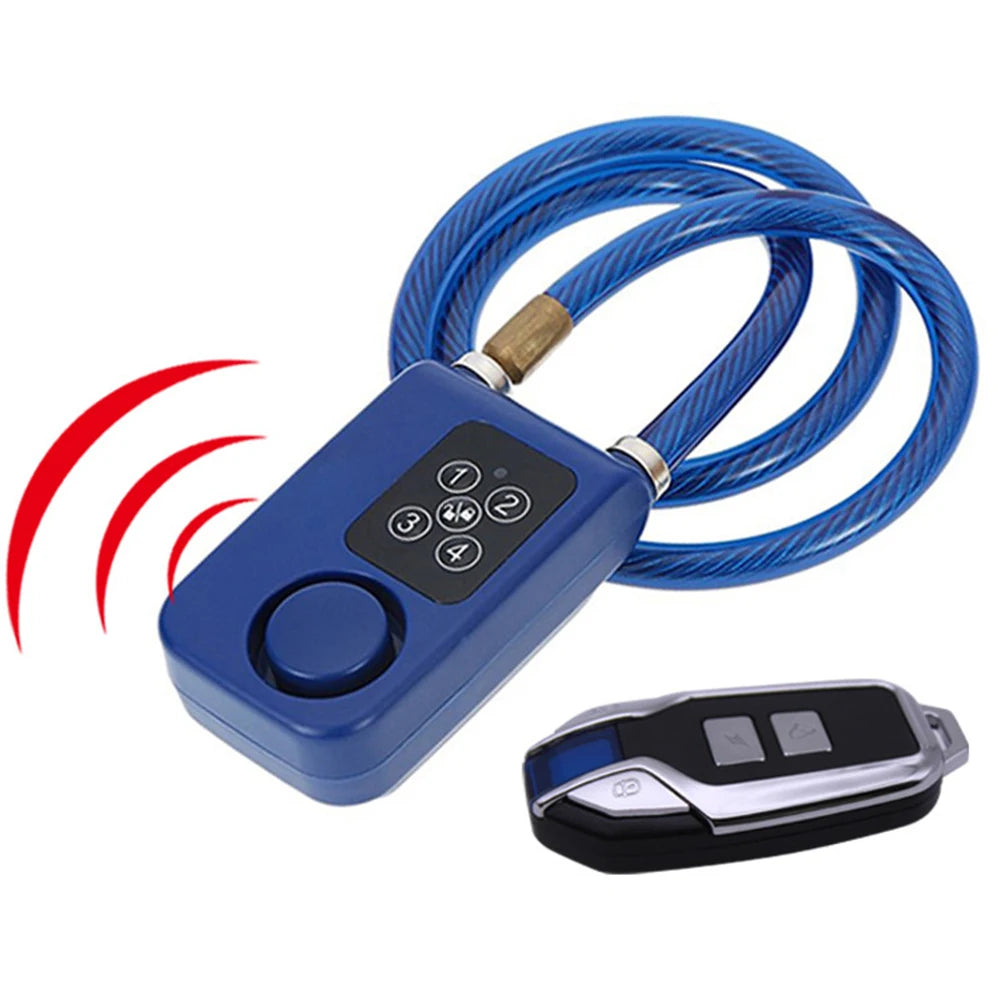 Password Anti-Theft Alarm Smart Bike Lock Wireless Remote Control Bluetooth-compatible Portable Bike Four-digit Password Lock