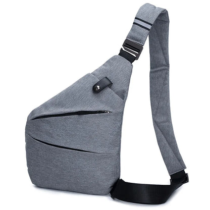 Shoulder bag waterproof Oxford cloth men's chest bag multi-function anti-theft grab bag wild casual shoulder Messenger bag