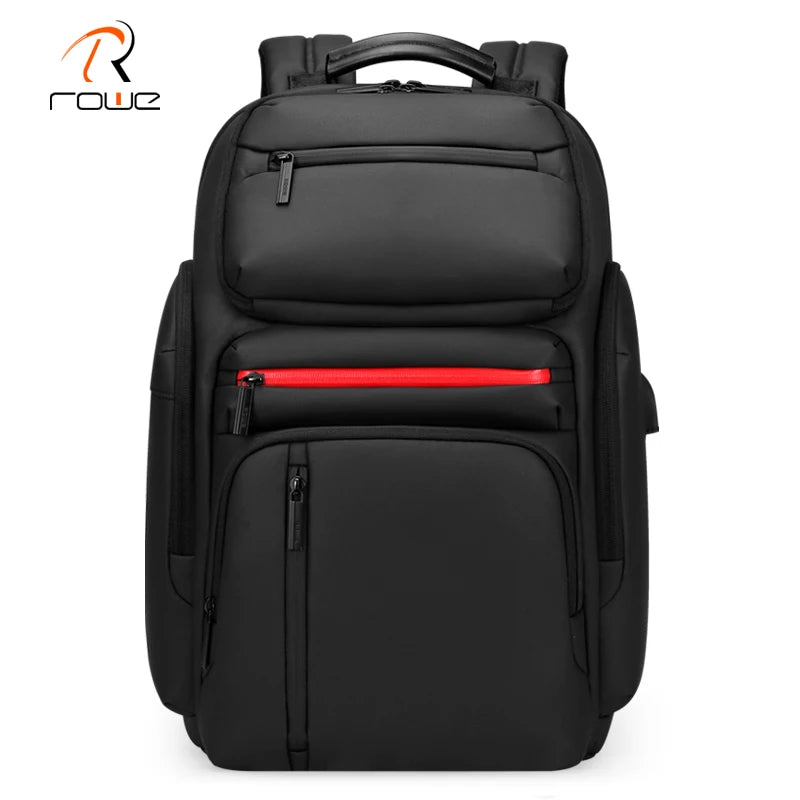 Rowe 2020 New Fashion Men Business Multi Function Anti-Theft Backpack 15.6 Inch Laptop Bag USB Charging Waterproof Travel Bag