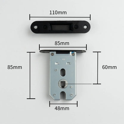  Modern Aluminium Door Handle Magnetic Suction Lock