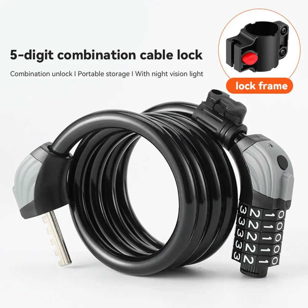  Heavy Duty Steel Cable Riding Lock