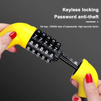 Bike Lock 5 Digit Code Combination Universal Bicycle Lock Bicycle Security Locking Equipment MTB Anti-theft Bike Accessories