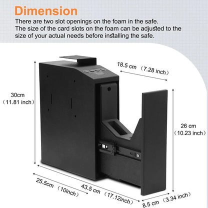  Wall Mounted Pistol Safes Box