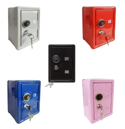 Household Insurance Box Vertical Mini Safe Metal Car Safe Key Cabinet Insurance Desktop Decoration Piggy Bank