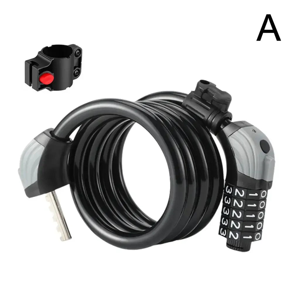  Heavy Duty Steel Cable Riding Lock