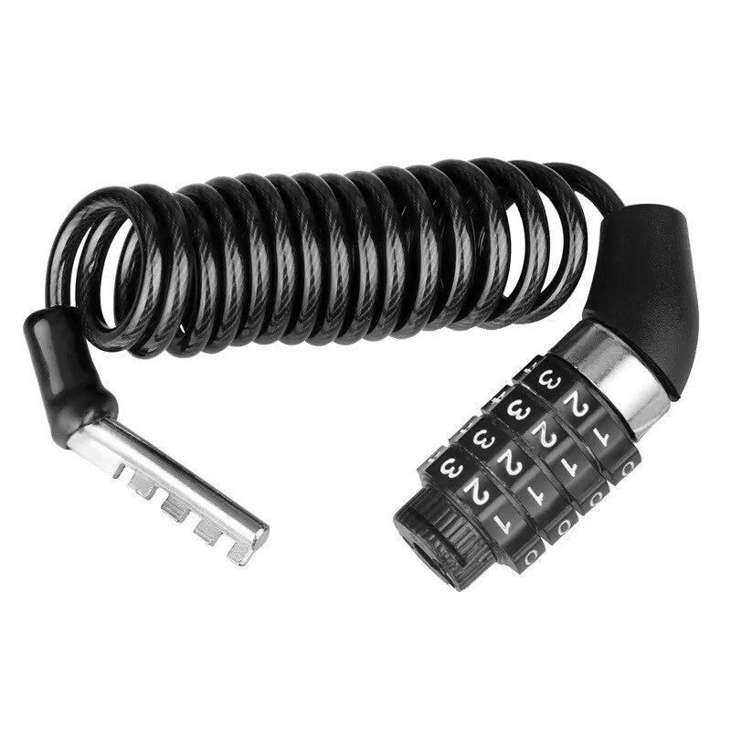 Bicycle Lock Steel Cable Chain Security Password Lock