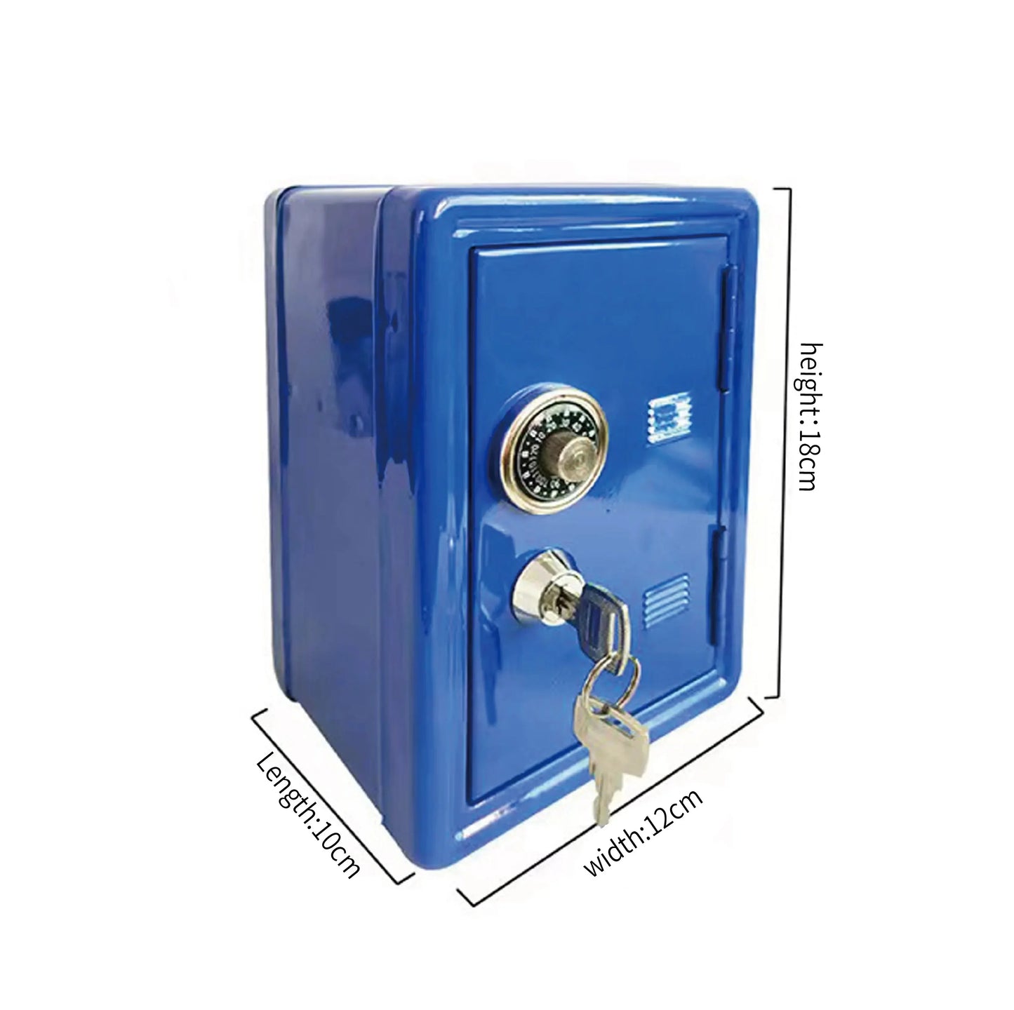 Household Insurance Box Vertical Mini Safe Metal Car Safe Key Cabinet Insurance Desktop Decoration Piggy Bank