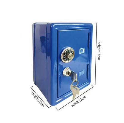 Household Insurance Box Vertical Mini Safe Metal Car Safe Key Cabinet Insurance Desktop Decoration Piggy Bank