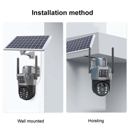 4K 8MP Solar Battery Wifi Camera 