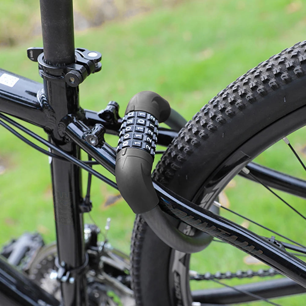 Bike Lock 5 Digit Code Combination Universal Bicycle Lock Bicycle Security Locking Equipment MTB Anti-theft Bike Accessories