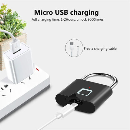 Keyless USB Charging Fingerprint Lock 